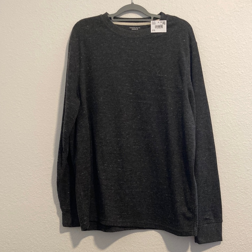 American Eagle Black Crew Neck Men's Shirt